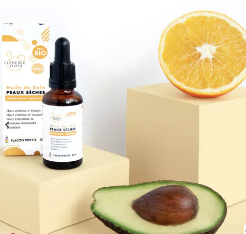 HUILE DE SOIN PEAUX SECHÈS CLEMENCE & VIVIEN – Image 3