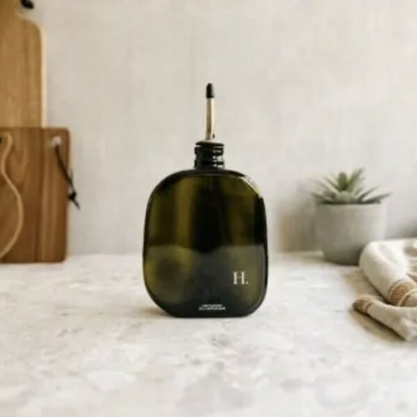 Bouteille d'huile d'olive collection organic
