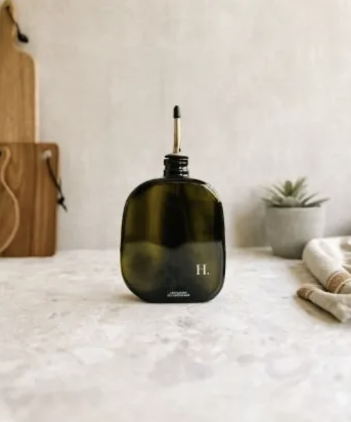 Bouteille d'huile d'olive collection organic
