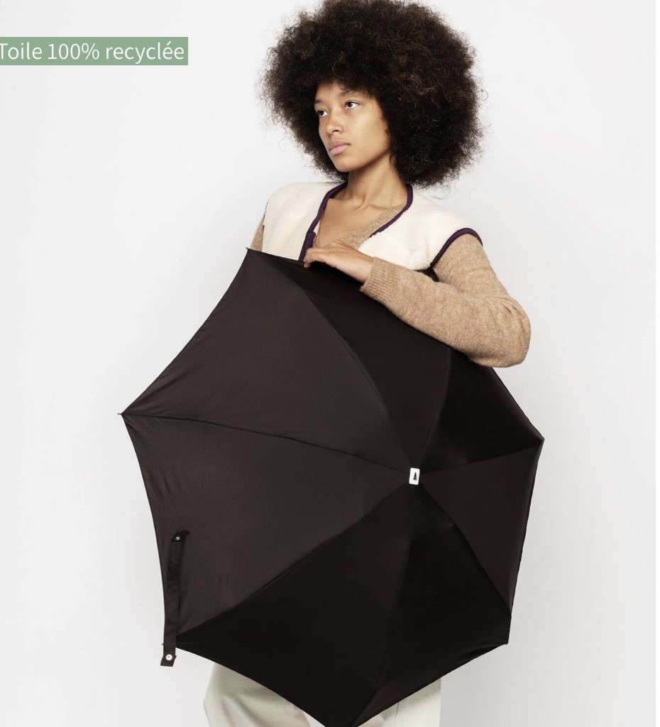 PARAPLUIE ANATOLE CHOCOLAT NOIR – Image 4