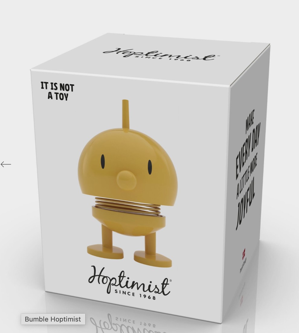 Emballage boite Hoptimist jaune